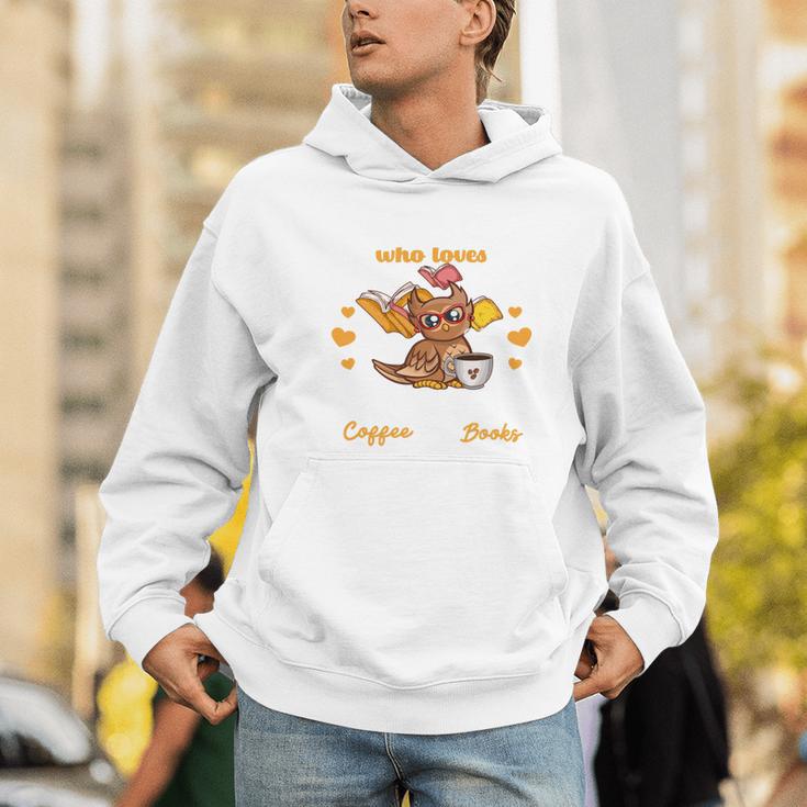 Just a Girl Who Loves Owls Coffe Books Girls Owl Lovers Men Hoodie