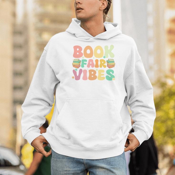 Library Book Fair Vibe Groovy Retro School Reading Nostalgic Men Hoodie Library Book Fair Vibe Groovy Retro School Reading Nostalgic Men Hoodie