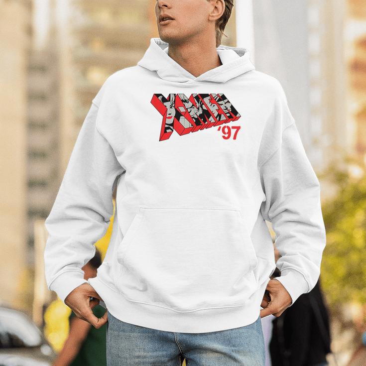 Marvel X-Men '97 & Bold Comic Book Logo Fill Men Hoodie