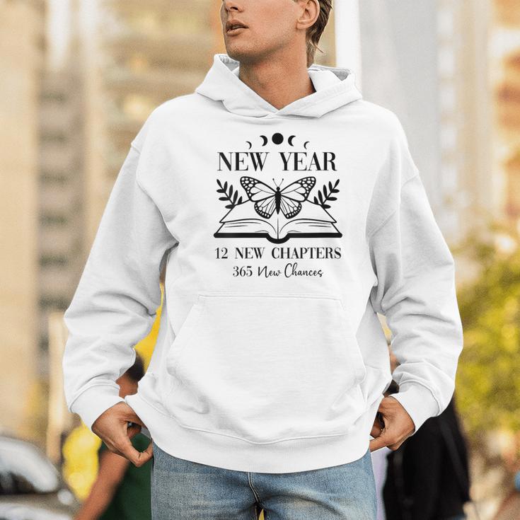 New Year 2026 Reading Book 12 New Chapters 365 New Chances Men Hoodie New Year 2026 Reading Book 12 New Chapters 365 New Chances Men Hoodie