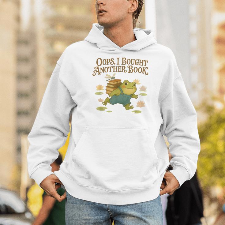 Oops I Bought Another Book Frog For Bookish Readers Men Hoodie Oops I Bought Another Book Frog For Bookish Readers Men Hoodie