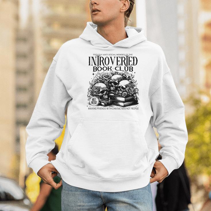 Proudly Anti Social Member Of The Introverted Book Club Men Hoodie Proudly Anti Social Member Of The Introverted Book Club Men Hoodie
