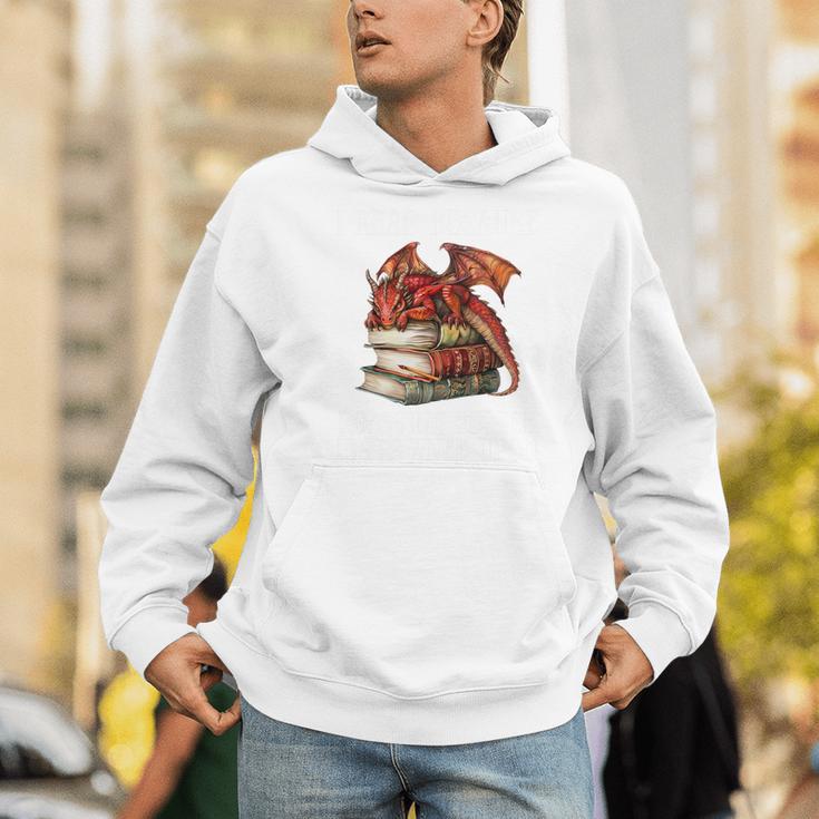 I Read Because Roasting People Is Frowned Upon Dragon Book Premium Tri-Blend Men Hoodie