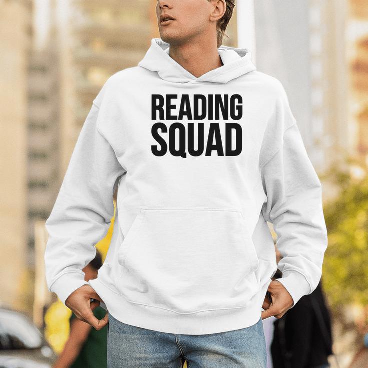 Reader Book Lover Reading Squad Men Hoodie