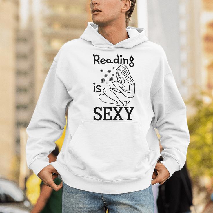Reading Is Sexy For Book Lovers Comic Readers Manga Fans Men Hoodie Reading Is Sexy For Book Lovers Comic Readers Manga Fans Men Hoodie