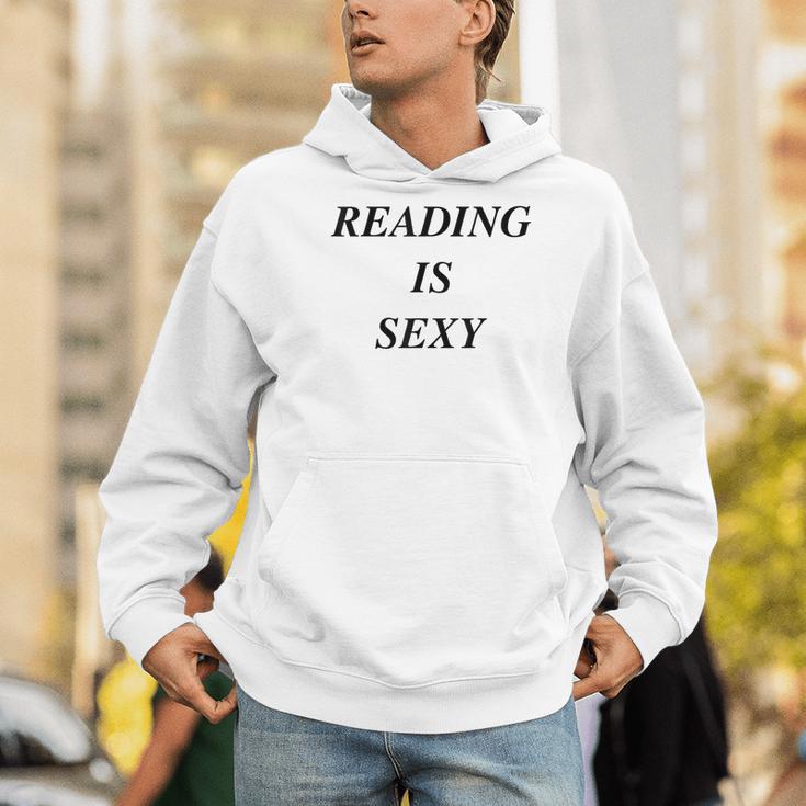 Reading Is Sexy Bookish Y2K Smart Hot Girl Book Lover Men Hoodie