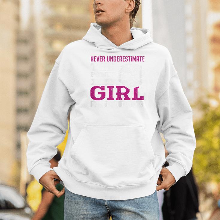 SOMMAS BOOKS Never Underestimate The Power Of a Girl With a Book Reading Men Hoodie