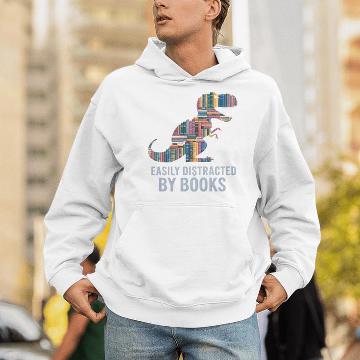 StuffedRex Trex Stuffy Books Nerds Dinosaur Costume Trex Men Hoodie