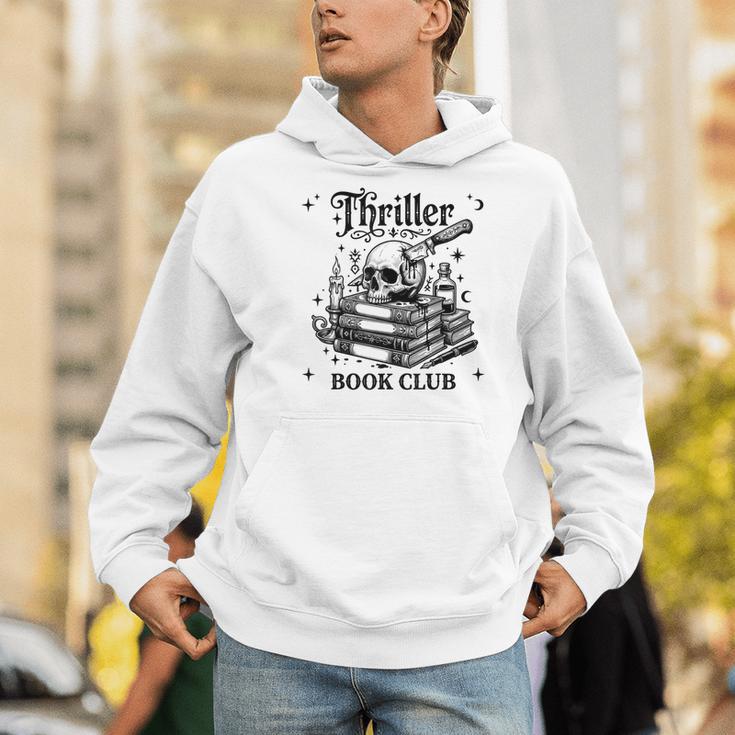 Thriller Book Club Mystery Lover Reading Crime Novel Men Hoodie