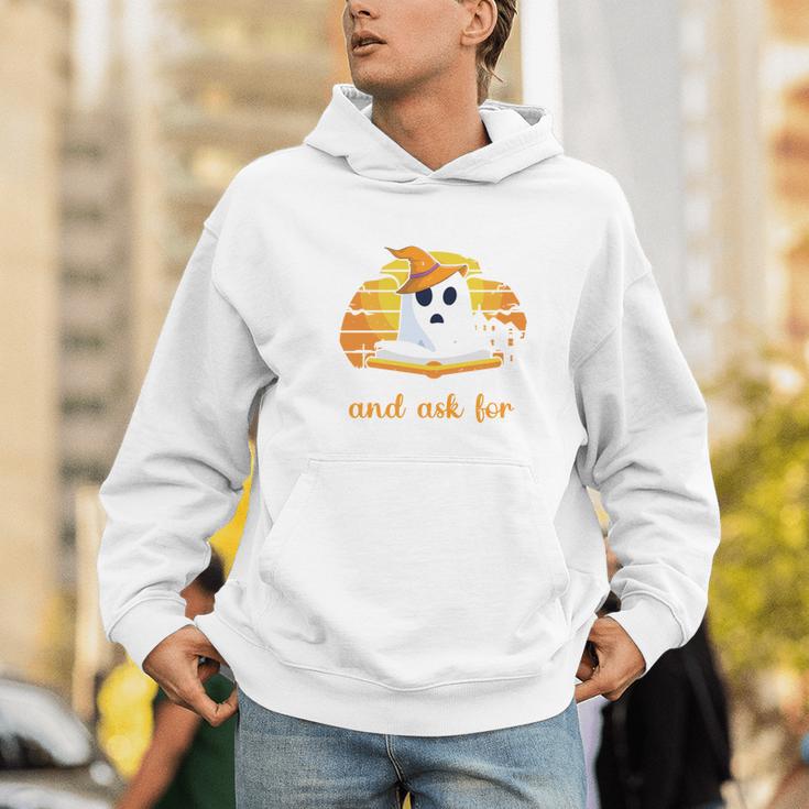 Trick Or Treating Ask For Books Halloween Book Lover Reading Men Hoodie Trick Or Treating Ask For Books Halloween Book Lover Reading Men Hoodie