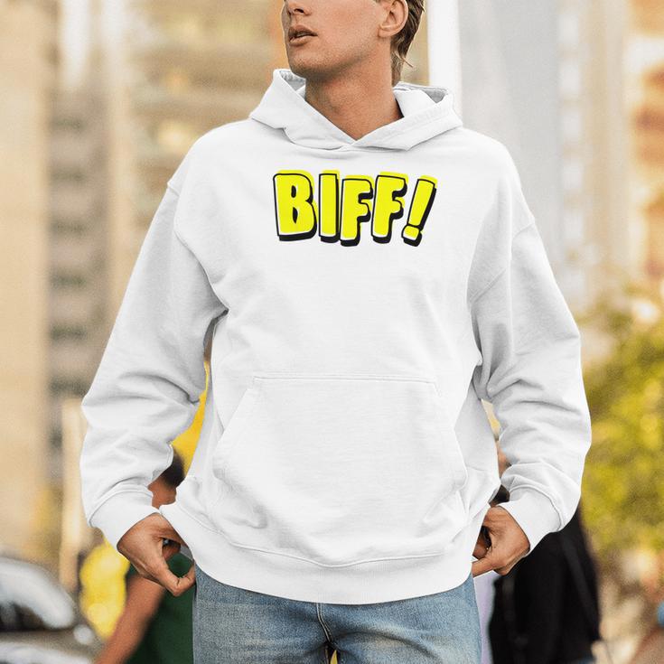 Vintage Comic Book Style Sound Effect Biff Men Hoodie