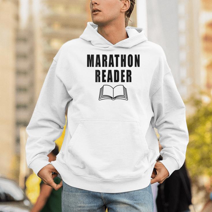 Women's Marathon Reader Book Reader Men Hoodie
