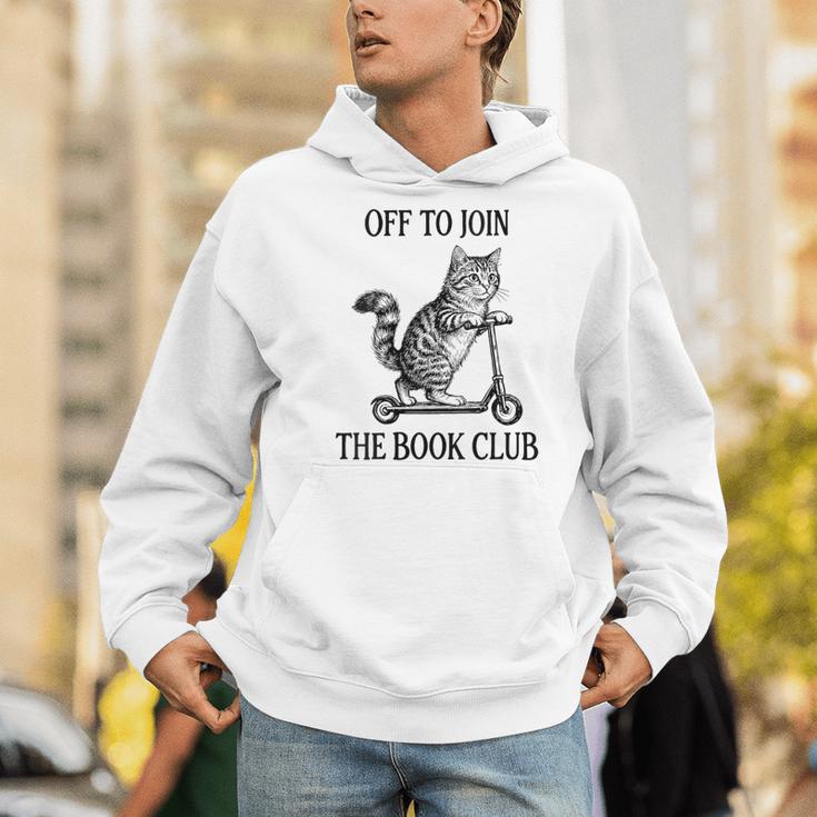 Women's Off To Join The Book Club Reading Bookworm Men Hoodie Women's Off To Join The Book Club Reading Bookworm Men Hoodie