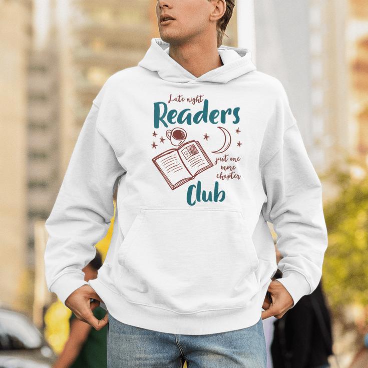 Women's Reading Book Lover Bookish Late A Night Readers Club Men Hoodie Women's Reading Book Lover Bookish Late A Night Readers Club Men Hoodie