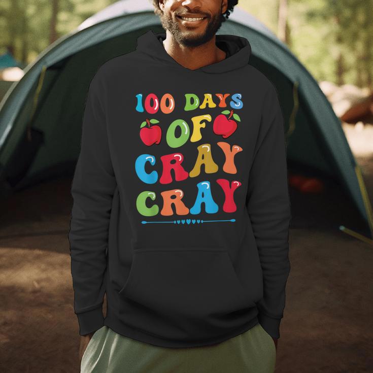100 Days Of Cray Cray Apples And Books Men Hoodie