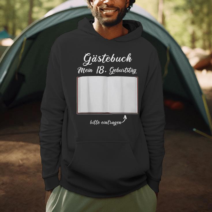 18th Birthday Guestbook Record Hie Party Men Hoodie