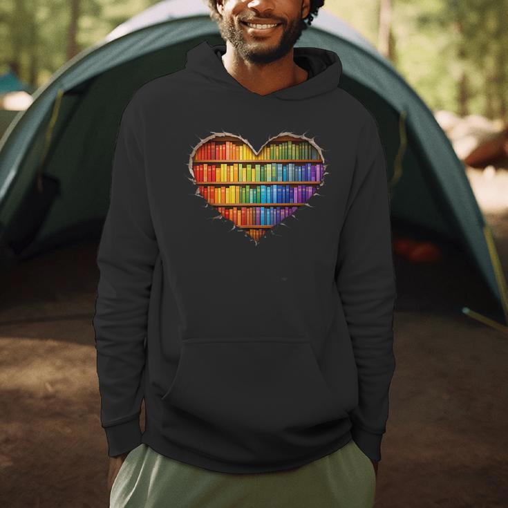 3D Bookshelf Men Hoodie