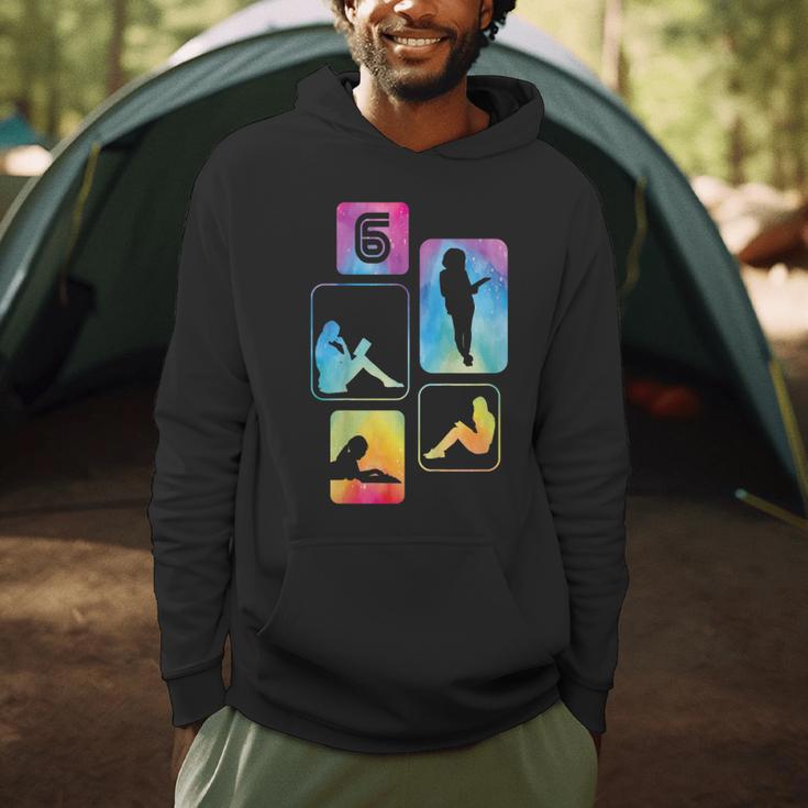 6th Birthday Book Reading Bookworm Book Lover Girls Men Hoodie