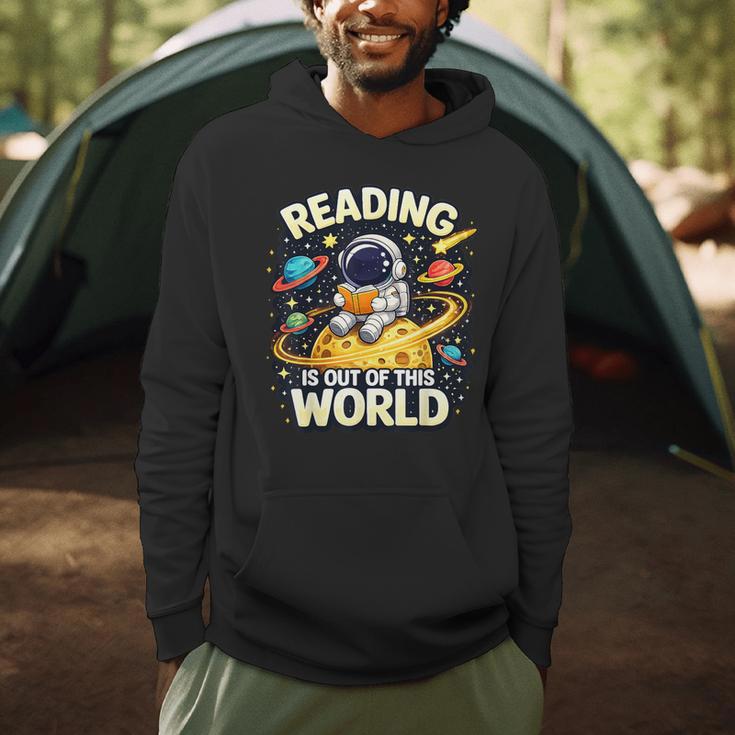 Astronaut Reading Book Lover Space For Men Women Kid Men Hoodie Astronaut Reading Book Lover Space For Men Women Kid Men Hoodie