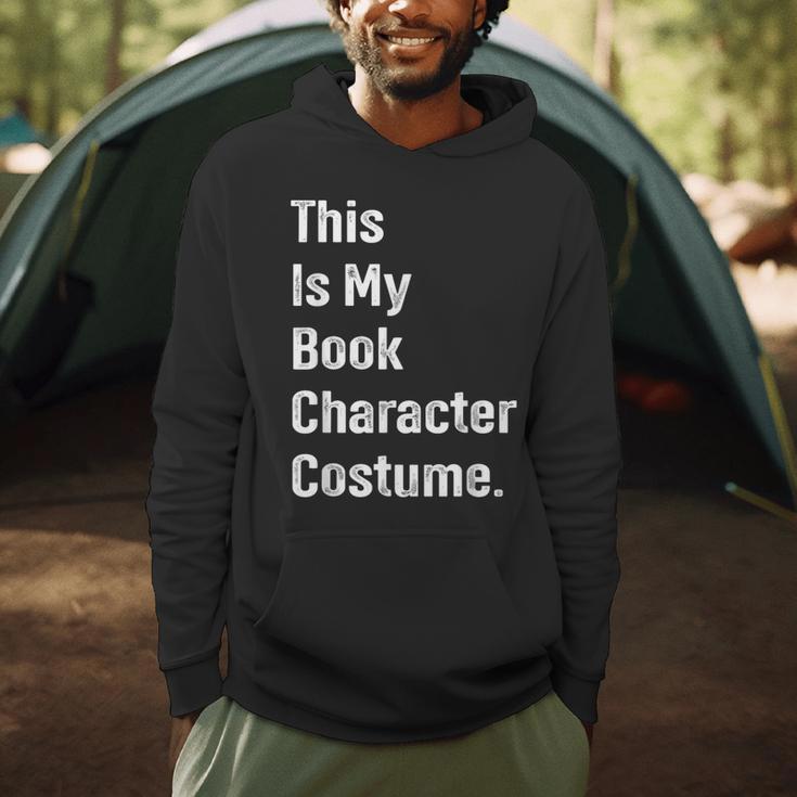 This Is Book Character Costume Easy Lazy DIY Halloween Party Men Hoodie