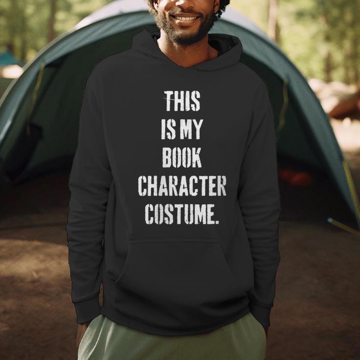 This Is My Book Character Costume For Book Lovers Men Hoodie
