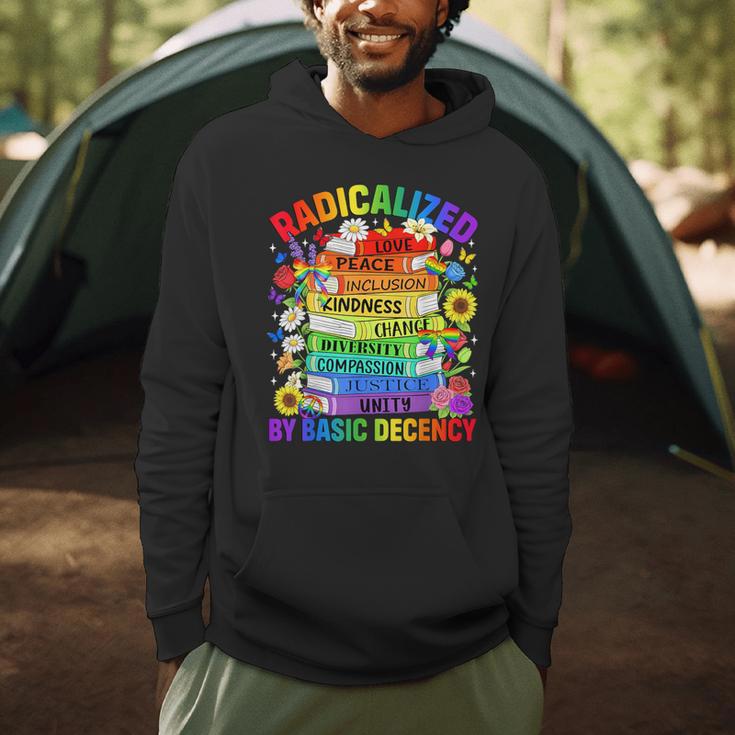 Book Flower Radicalized By Basic Decency Feminist LGBT Gay Men Hoodie Book Flower Radicalized By Basic Decency Feminist LGBT Gay Men Hoodie