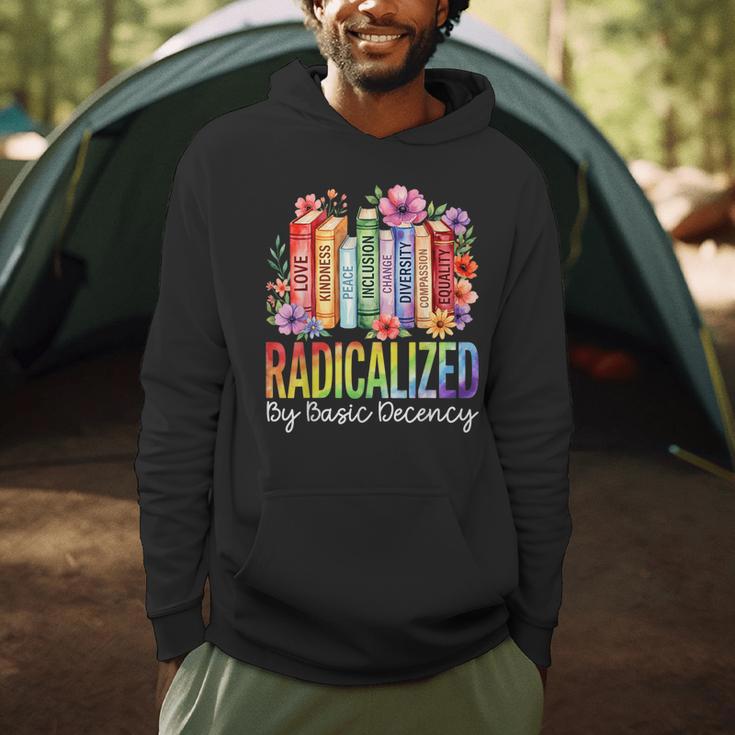 Book Flower Radicalized By Basic Decency Feminist LGBT Pride Men Hoodie Book Flower Radicalized By Basic Decency Feminist LGBT Pride Men Hoodie