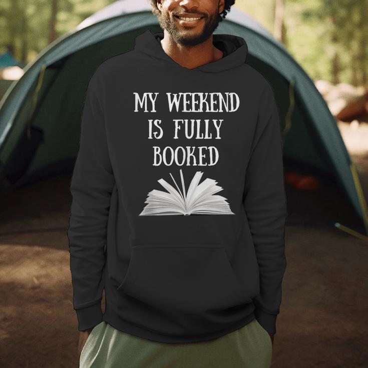 Book Reading Quote My Weekend Is Fully Booked Reader Men Hoodie Book Reading Quote My Weekend Is Fully Booked Reader Men Hoodie