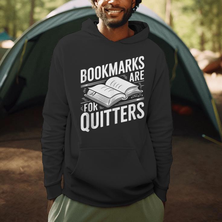 Bookmarks Quote Library Book Reader Men Hoodie