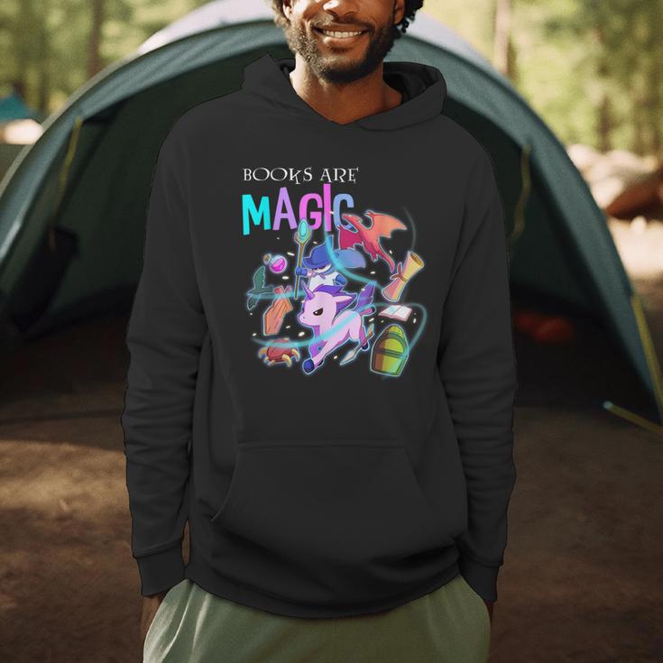 Books Are Magic Fantasy Bookworm Men Hoodie Books Are Magic Fantasy Bookworm Men Hoodie