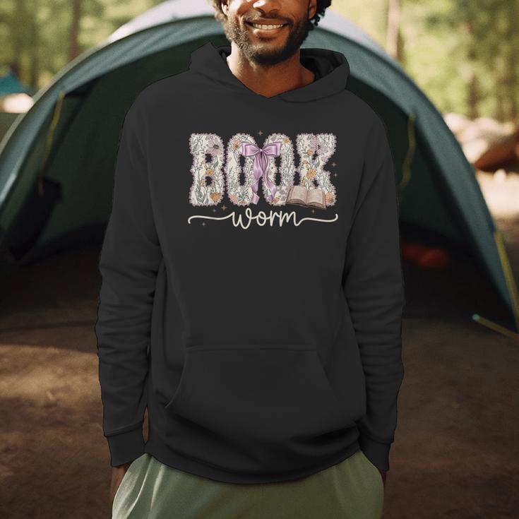 Bookworm Coquette Bow Floral Bookish Reading Book Lovers Men Hoodie Bookworm Coquette Bow Floral Bookish Reading Book Lovers Men Hoodie