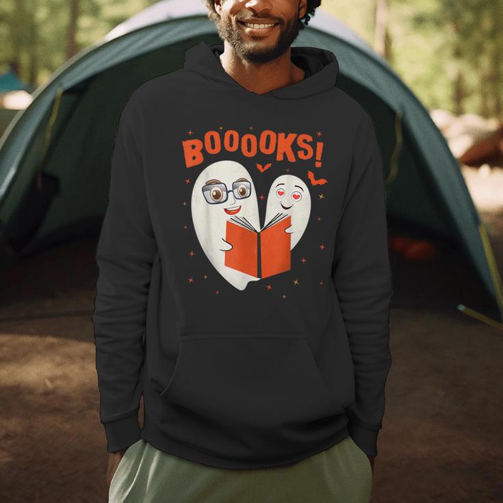 Booooks Boo Ghost Book Library Halloween Students Teachers Men Women Kids Men Hoodie Booooks Boo Ghost Book Library Halloween Students Teachers Men Women Kids Men Hoodie