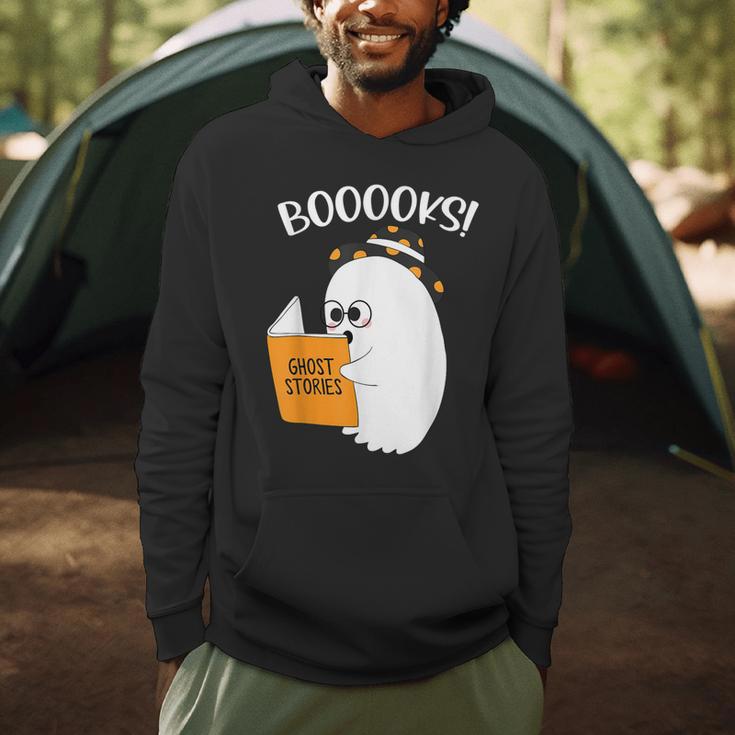Booooks Ghost Reading Books Halloween Teacher Gift For Men Women Men Hoodie Booooks Ghost Reading Books Halloween Teacher Gift For Men Women Men Hoodie