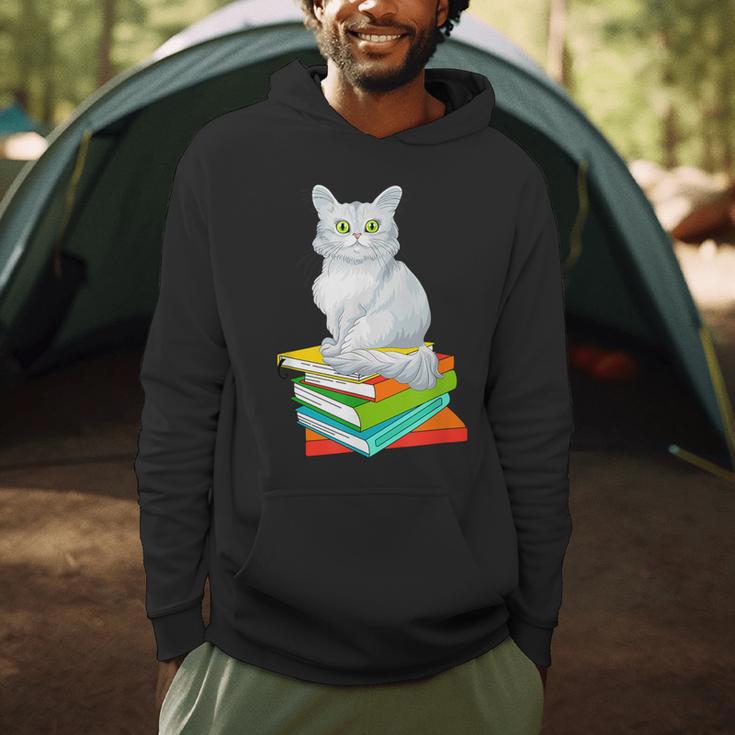 Cats And Books Lover Persian Cat For Men Women Kids Men Hoodie Cats And Books Lover Persian Cat For Men Women Kids Men Hoodie
