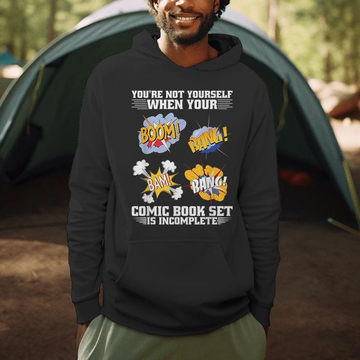 Comic Book Collecting Gear Collection Comics Collector Men Hoodie Comic Book Collecting Gear Collection Comics Collector Men Hoodie