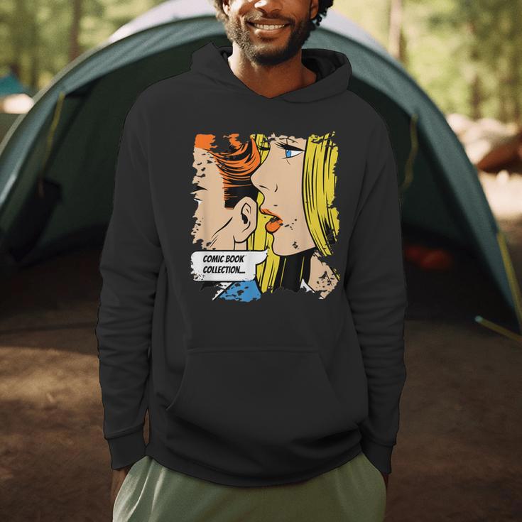 Comic Book Collection Comic Book Collector Men Hoodie