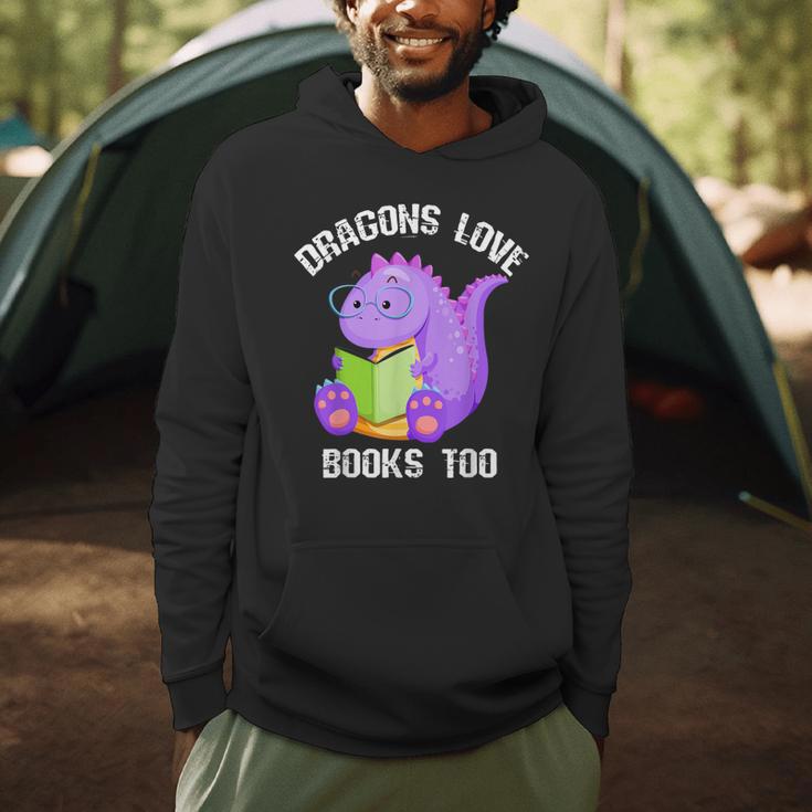 Cure Dragons Love Books Too Men Hoodie Cure Dragons Love Books Too Men Hoodie