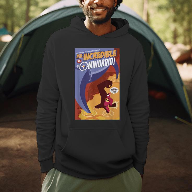 Disney Pixar The Incredibles Omnidroid Comic Book Cover Men Hoodie Disney Pixar The Incredibles Omnidroid Comic Book Cover Men Hoodie