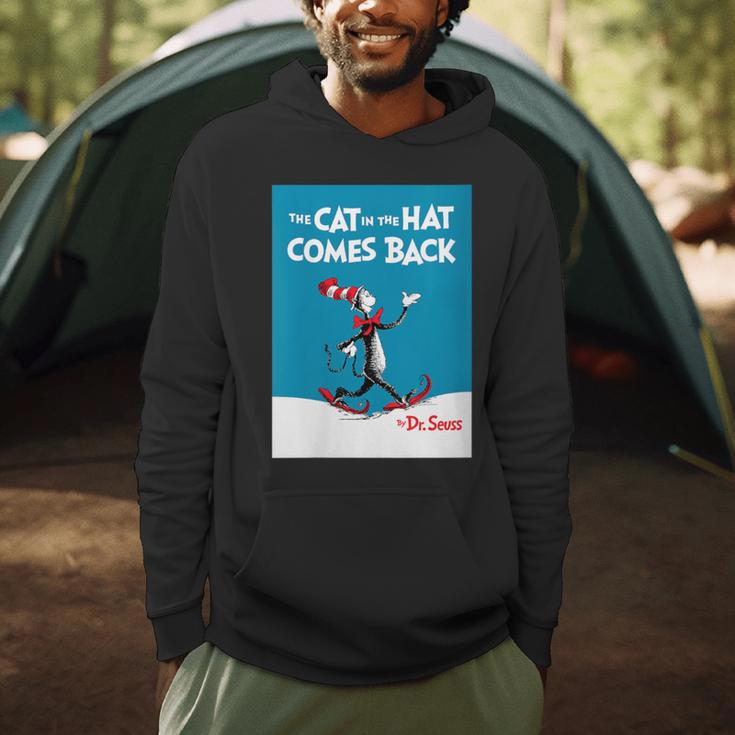 Dr Seuss The Cat In The Hat Comes Back Book Cover Men Hoodie