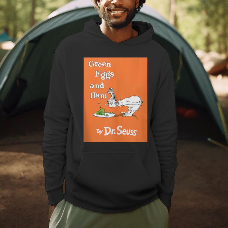 Dr Seuss Green Eggs And Ham Book Cover Men Hoodie Dr Seuss Green Eggs And Ham Book Cover Men Hoodie