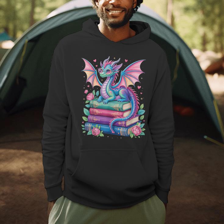 Dragon Book Fantasy Reading Men Hoodie