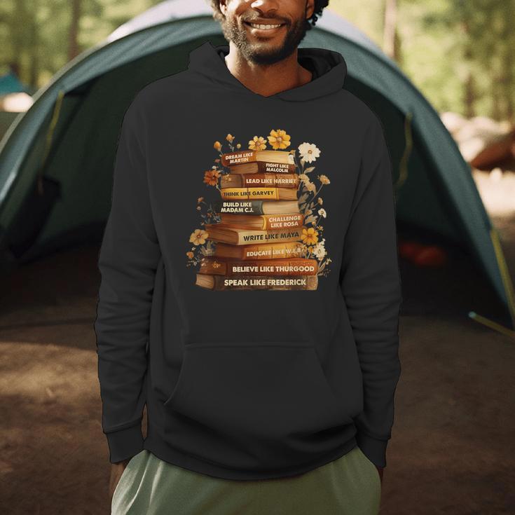 Dream Like Martin Floral Book History Month Women Men Men Hoodie