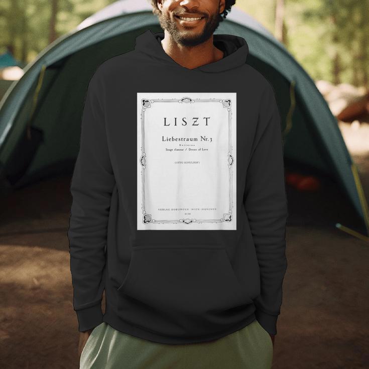 Franz Liszt Dream Of Love Vintage Book Cover Men Hoodie Franz Liszt Dream Of Love Vintage Book Cover Men Hoodie