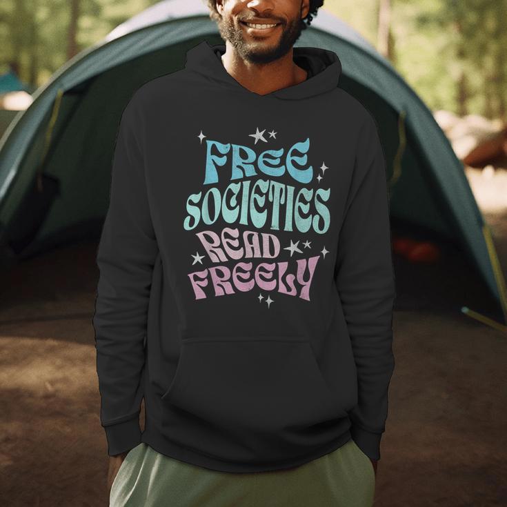 Free Societies Read Freely I Read Banned Books For Men Women Men Hoodie