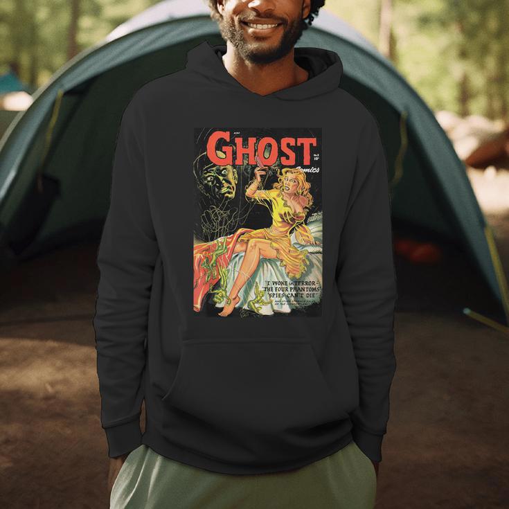 Halloween Horror Vintage Ghost Comic Book Retro Scary Men Hoodie