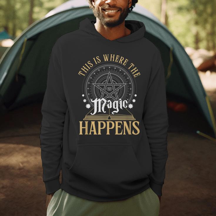 This Is Where Happens Magic Occult Mystic Book Men Hoodie This Is Where Happens Magic Occult Mystic Book Men Hoodie