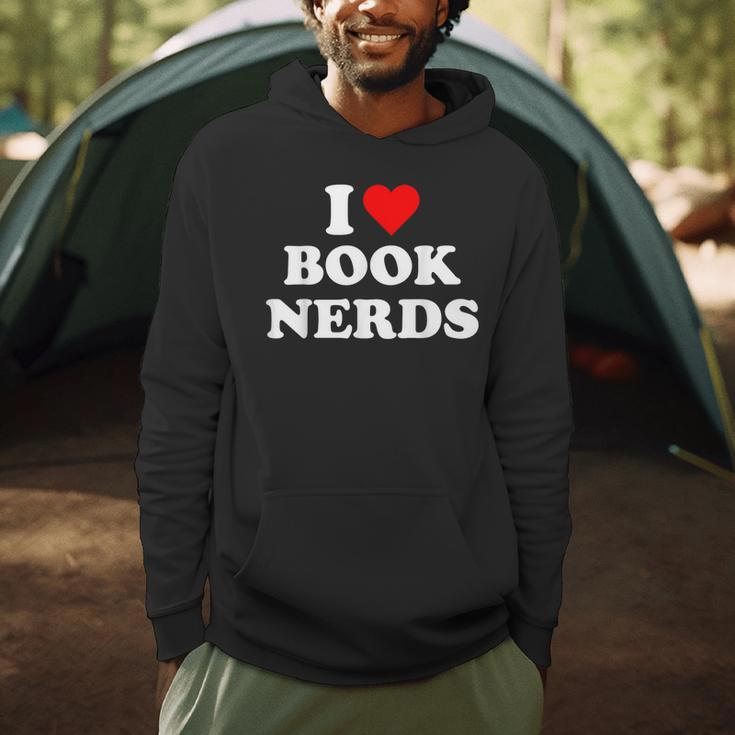 I Heart Book Nerds Book Readers Cute Men Hoodie I Heart Book Nerds Book Readers Cute Men Hoodie