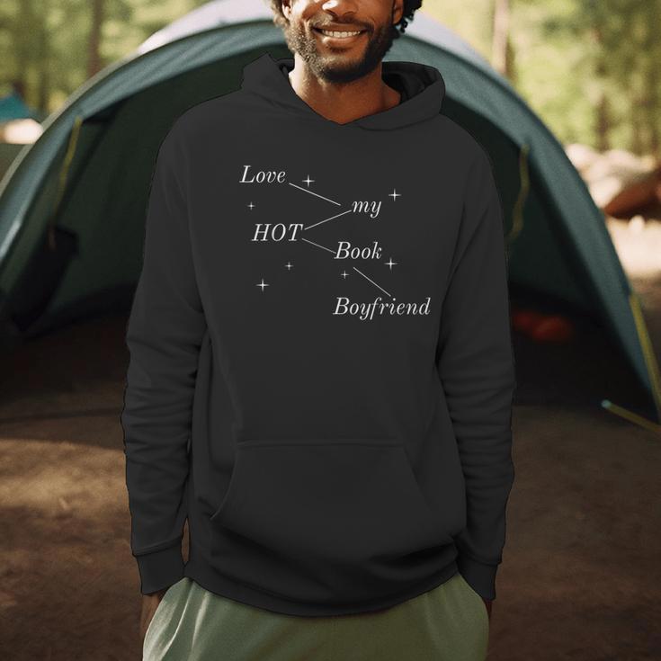 Hot Book Boyfriend Booklover Reader Fan Girl Men Hoodie