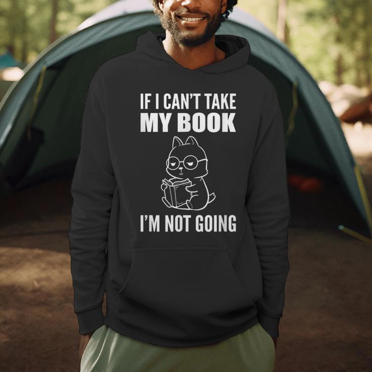I'm Not Going Book Enthusiast Men Hoodie