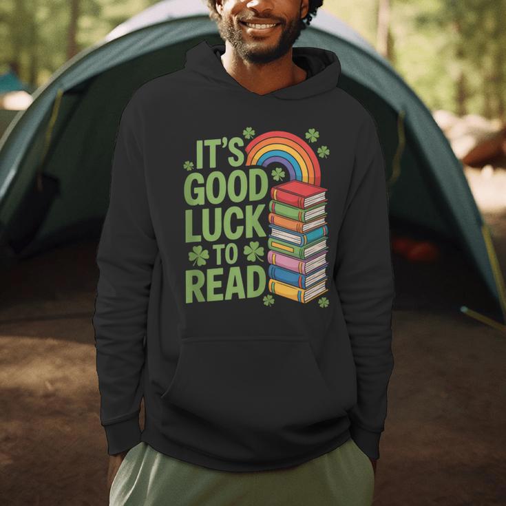 Its Good Luck To Read Rainbow Reading Books Men Hoodie